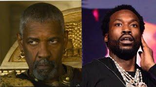 Denzel Washington Kisses A Man In New Role, Meek Millz Says He Is Team No Diddy.