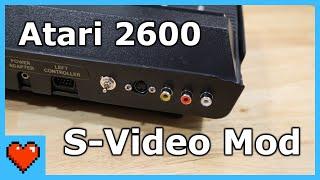 Atari 2600 S-Video Mod - My First Mod Ever!