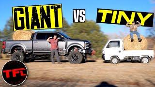 Can a Tiny Truck Outwork a BIG Truck??