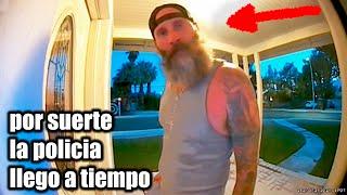 Por SUERTE la POLICIA llego a TIEMPO 10 VIDEOS DE TERROR MIEDO Y FANTASMAS