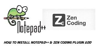 How to install Notepad++ & Zen Coding Plugin add bangla tutorial