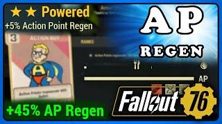 Fallout 76: AP Regen - Action Points Regeneration Full Guide - 1 Second Full AP Bar.