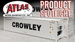 HO Scale 40' Intermodal Refrigerated Containers Atlas Product Spotlight