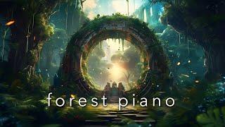 Forest Piano  432Hz Healing Relaxing Ambient Sleep Music - ASMR Soothing Nature Sounds