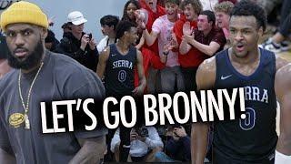 Bronny James INSANE Playoff Game Had LeBron WORRIED vs Bishop Montgomery!