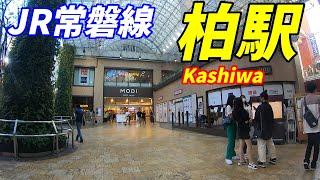 (Japan Walking around Kashiwa Station)真夏の平日17時の柏駅周辺を散策！JR常磐線、東武アーバンパークライン【2021年8月】