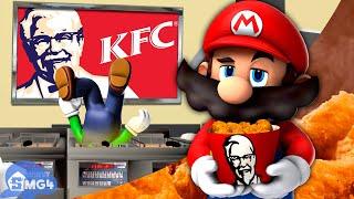 SMG4: Mario Works At KFC