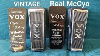 VOX WAH Vintage & Real McCoy