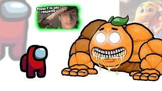 Traitor Among Us .VS. Italian Brainrot Animal Memes - Reaction to Damn Seconds