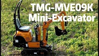 TMG Industrial Kohler Powered Mini Compact Excavator -  TMG-MVE09K