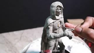 Moon Knight Web Series Diorama | Clay Sculpture | Oscar Isaac | Marvel Studios Superheros