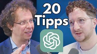 ChatGPT: 20 Top-Tipps