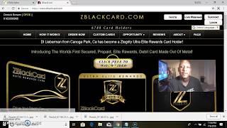 zblackcard thank you page from derrick brewer