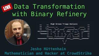 Explore Command-Line Driven Binary Transformations with Binary Refinery and its Jesko Huttenhain