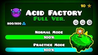 ACID FACTORY FULL VERSION! BY: CACHALOTGD (Full HD) || Geometry Dash 2.206