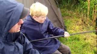 Young angler bags a double-figure carp on the pole!