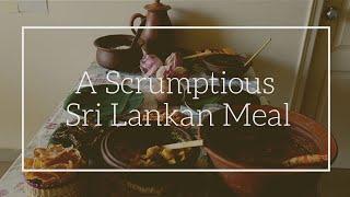 A Scrumptious Sri Lankan Food (Full meals | Meals cooked in clay pot)