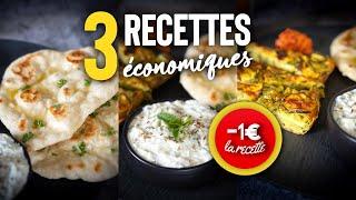 3 RECETTES ÉCONOMIQUES POUR TON ÉTÉ | 1€50 L'assiette 