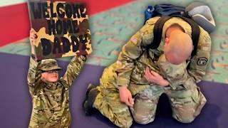 Soldiers Coming Home Surprise Kids | Most Emotional Compilation (PART TWO)