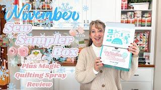 November 2024 Sew Sampler Box and Magic Premium Quilting & Crafting Spray Review