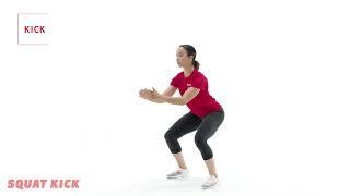 Squat Kick - Travel Workout: Bodyweight Strength & Cardio