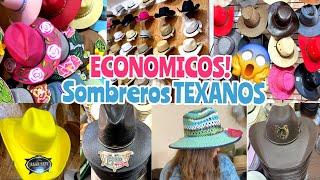 SOMBREROS TEXANOS desde $45 PESOS  Nueva Tienda MEXICANA  Sombreros Playeros, Vinipiel, Gamuza