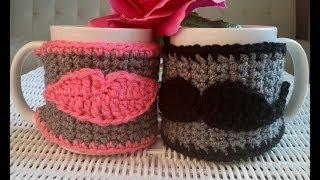 Crochet Glama's His & Hers Cup Cozies