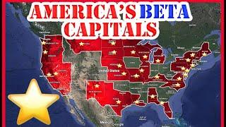 Why These Capital Cities are DOMINATED by other Cities in Their OWN State | America's BETA Capitals