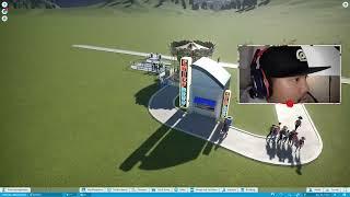 OpTic Fan builds Theme Park (Planet Coaster #1)