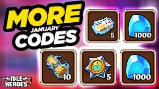 Idle Heroes - MORE January CDKEY Codes!!!