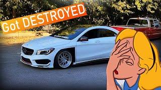 Custom CLA Gets DESTROYED!!  (Stage 2 Widebody CLA)