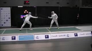 2017 Pan Ams Women's Epee Semis: Holmes vs. Hurley