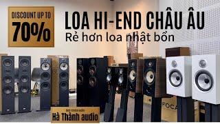 10 Cặp Loa Hi end Châu Âu Giá Tốt Nhất | Elac bs 243 | Foca aria 906 | B&W 706s2 | Piega class 3.0