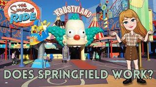 Deep Dive into Springfield at Universal Studios Hollywood