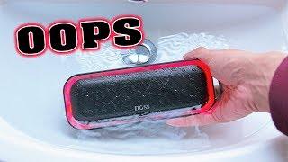 Bluetooth Speaker IPX5 Water Test