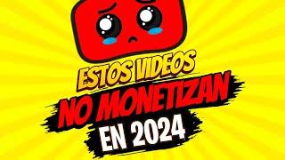 MUCHOS Canales Pequeños NUNCA MONETIZARÁN por estos motivos  Contenido NO MONETIZABLE 2024