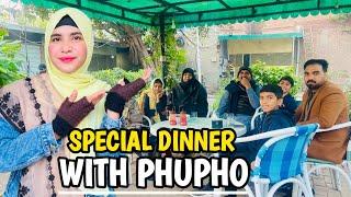 Special Dinner With Phupho  Happy Punjabi Family