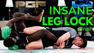 Violent Heel Hook Submission - Ryan Aitken vs Davis Asare - PGF Season 7