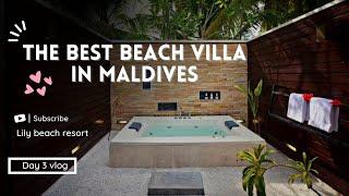 Welcome to our Beach Villa | Maldives vlog 2021 | Day 3 scuba diving