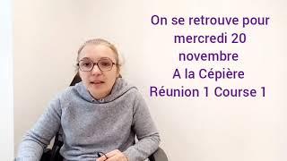 MON REGRET POUR MERCREDI 20 NOVEMBRE À LA CEPIERE RÉUNION 1 COURSE 1 #pronosticdujourcaro