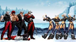 [KOF Mugen] Rugal Bernstein Team vs Angel Team