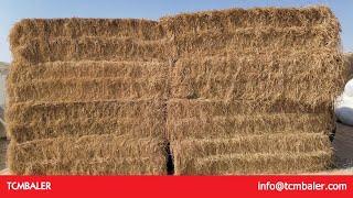 Hydraulic mini hay baler
