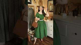 1950s Inspired Green Dress from @sondeflor  | Vintage Inspired Fashion