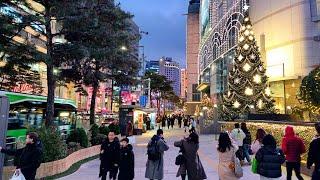 Seoul Christmas Lights 2024 'Wonderful Showtime' | 4K Korea Walking Tour