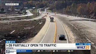 TDOT opens section of I-26 in Unicoi County after Helene flooding