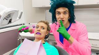 WORKING UNDERCOVER as DENTIST FOR 24 HOURS!! (Face Reveal Prank on Grace Sharer)