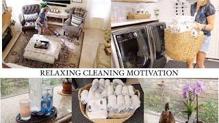 RELAXING CLEAN WITH ME | CLEANING MOTIVATION | EVERYDAY CLEANING