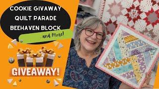 Cookies for 2 of you! A Quilt Parade and BeeHaven block