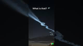 What is that on the sky? UFO? #shorts #sky #galaxy #nightsky #spacex #ufo #flyingsaucer