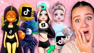 Testing The MOST INSANE Halloween TIKTOK Hacks In Dress To IMPRESS...